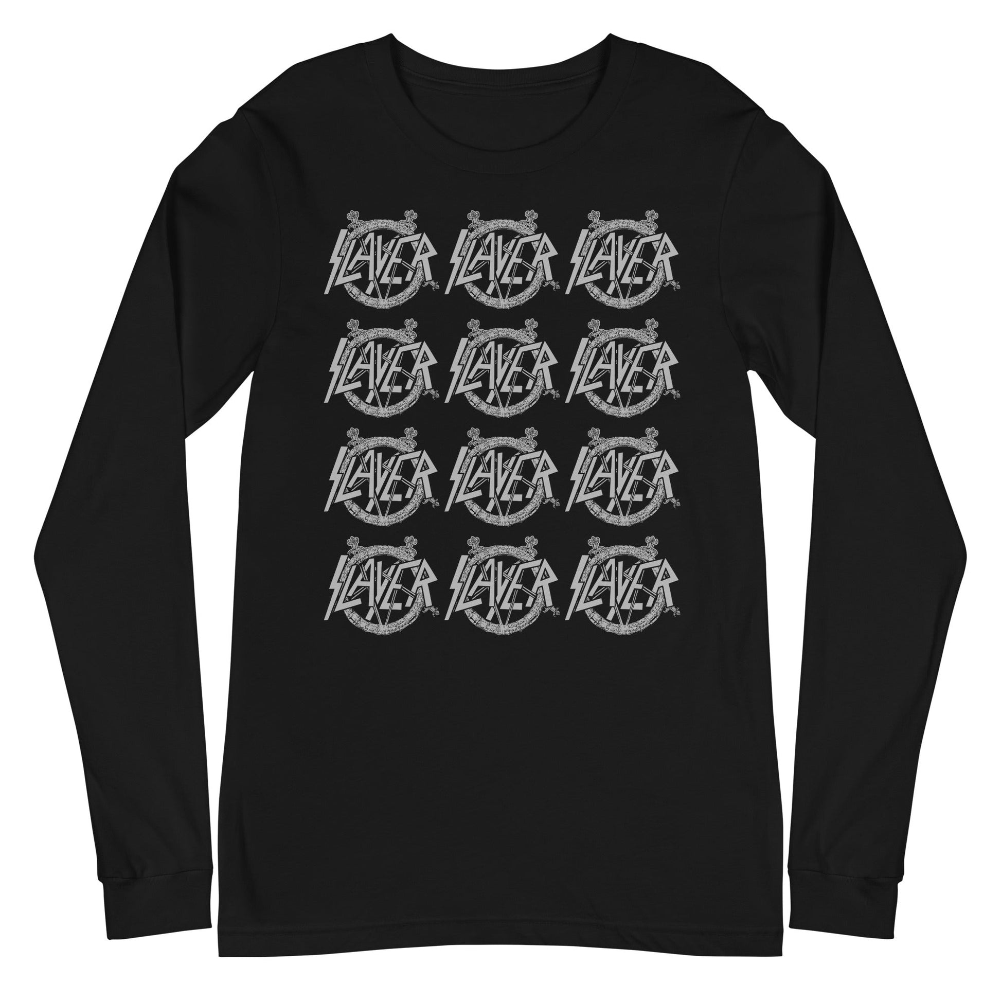 Slayer Slayer - Repeat Logo Long Sleeve T-Shirt