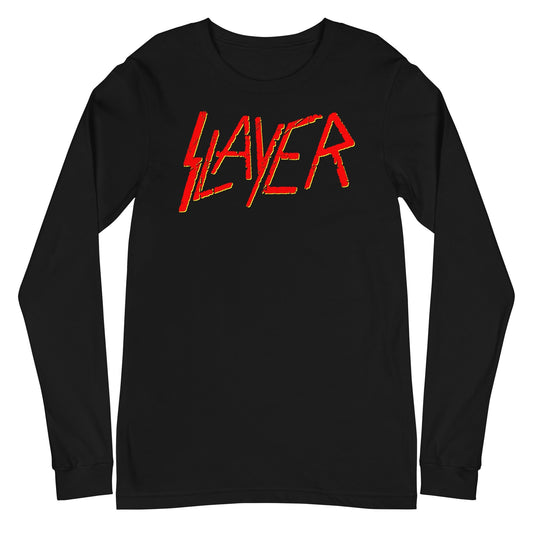 Slayer Slayer - Red Logo Long Sleeve T-Shirt