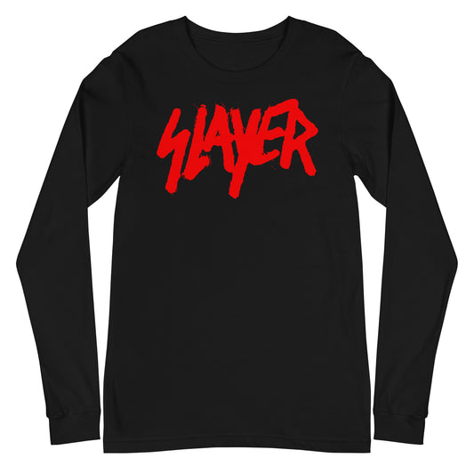Slayer Slayer - Tagged Logo Long Sleeve T-Shirt