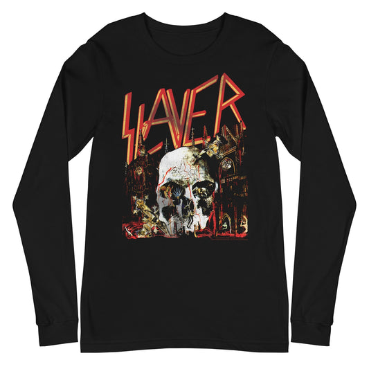 Slayer Slayer - South Skull Long Sleeve T-Shirt
