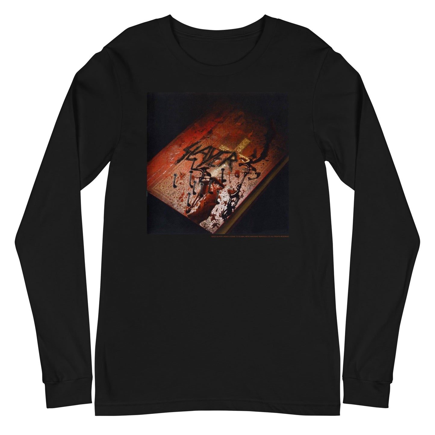 Slayer Slayer - Bible Logo Long Sleeve T-Shirt
