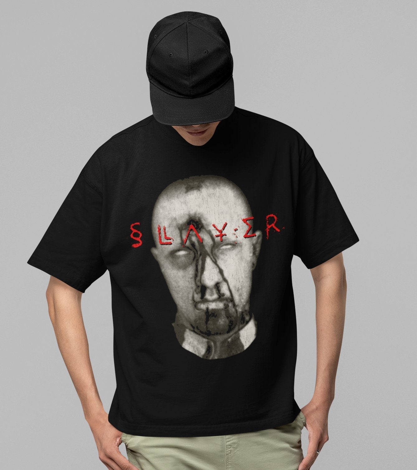 Slayer Slayer - Blank Eyes Jumbo Print T-Shirt