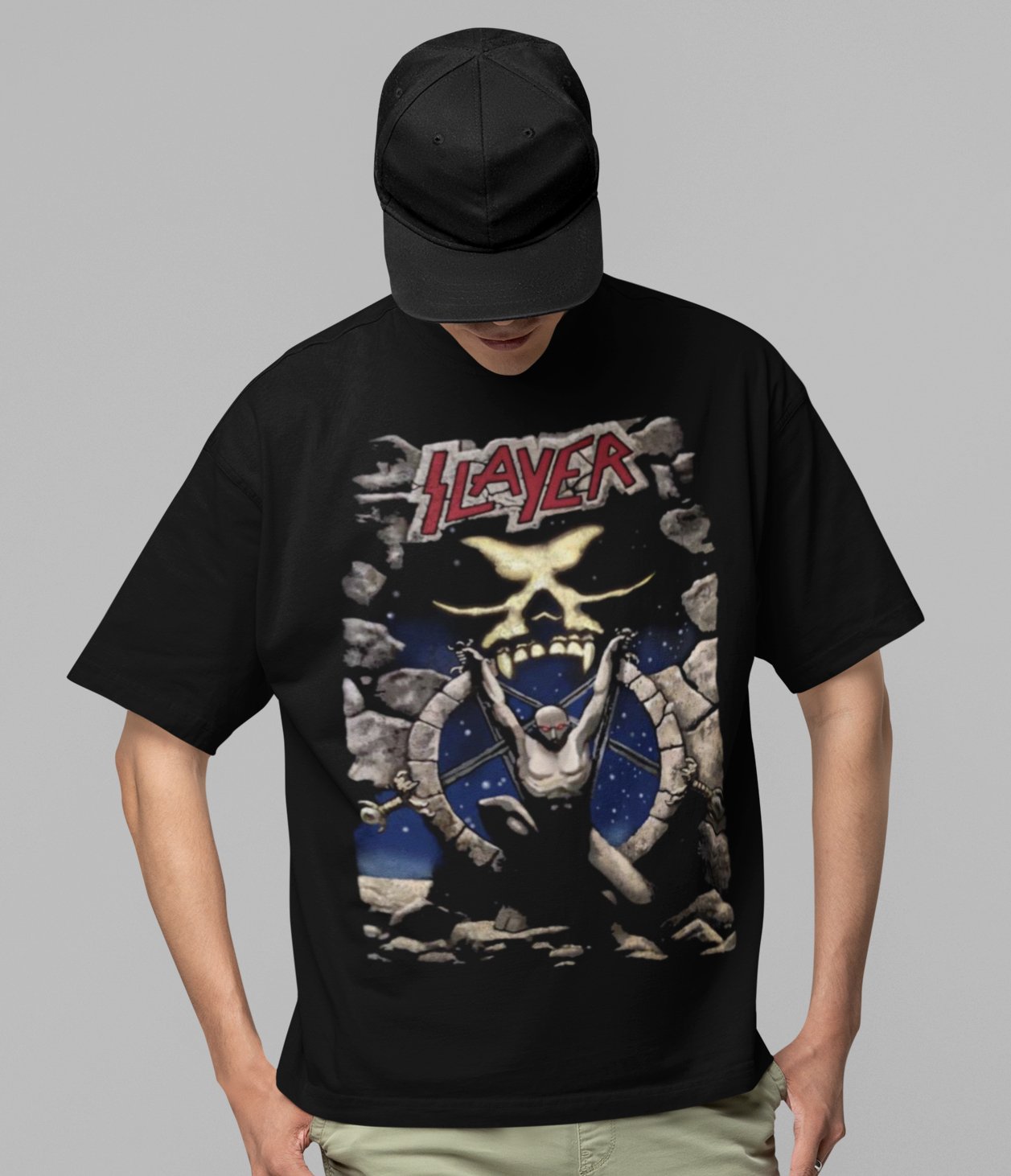 Slayer Slayer - Bow Down Jumbo Print T-Shirt