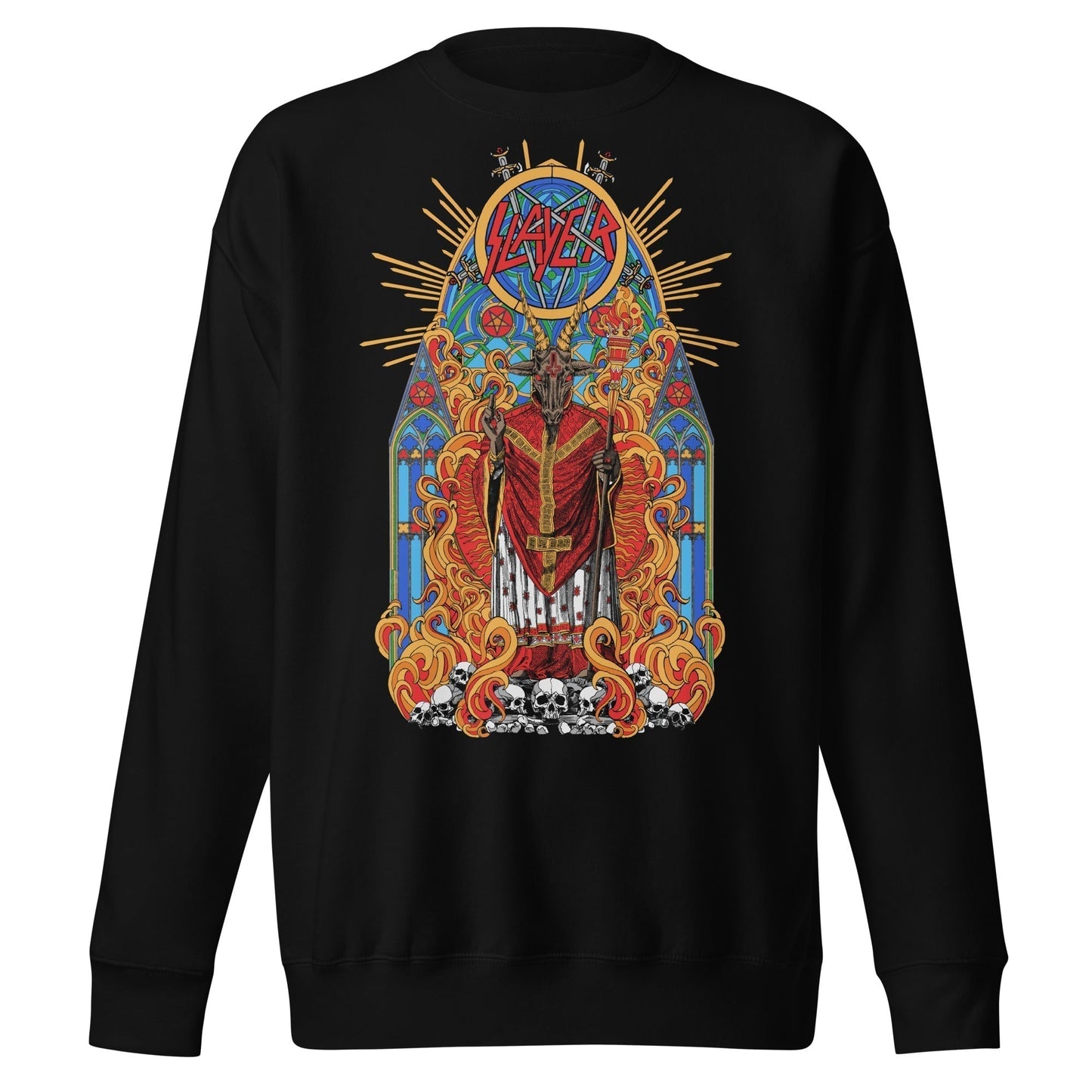 Slayer Slayer - Chapel Jumbo Print Sweatshirt