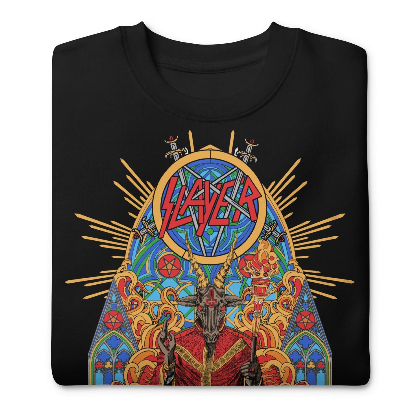 Slayer Slayer - Chapel Jumbo Print Sweatshirt