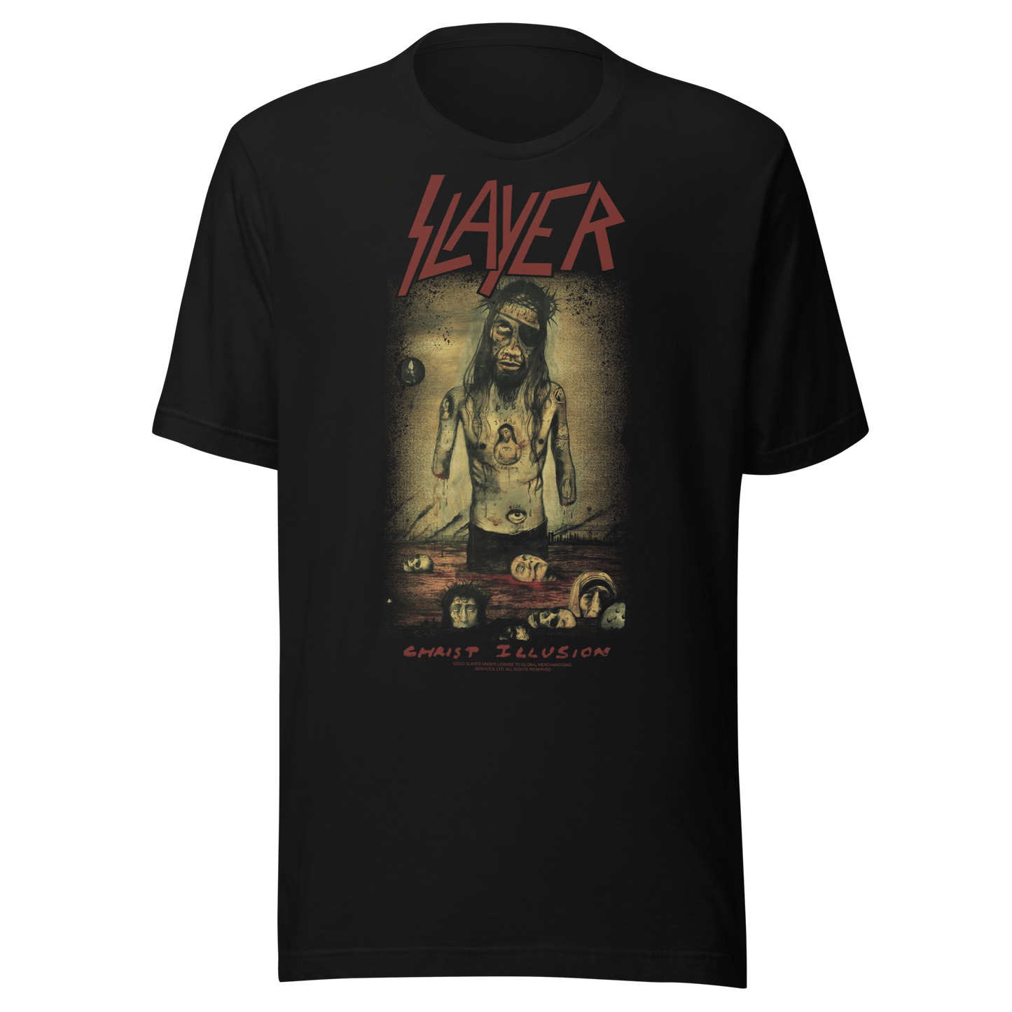 Slayer Slayer - Christ Illusion Jumbo Print T-Shirt