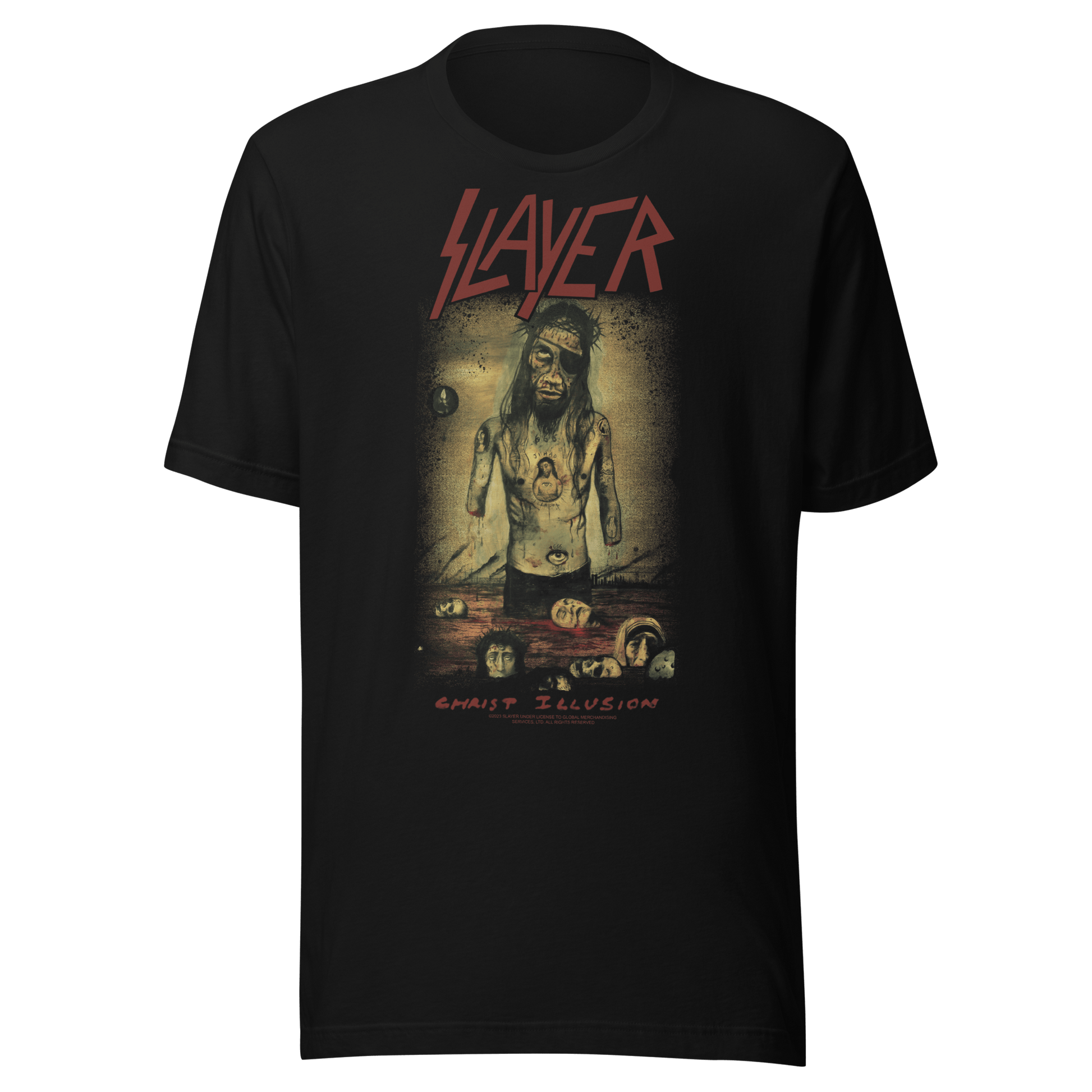 Slayer Slayer - Christ Illusion Jumbo Print T-Shirt