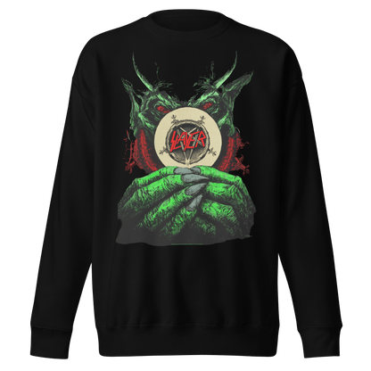 Slayer Slayer - Demon Hands Vintage Jumbo Print Sweatshirt