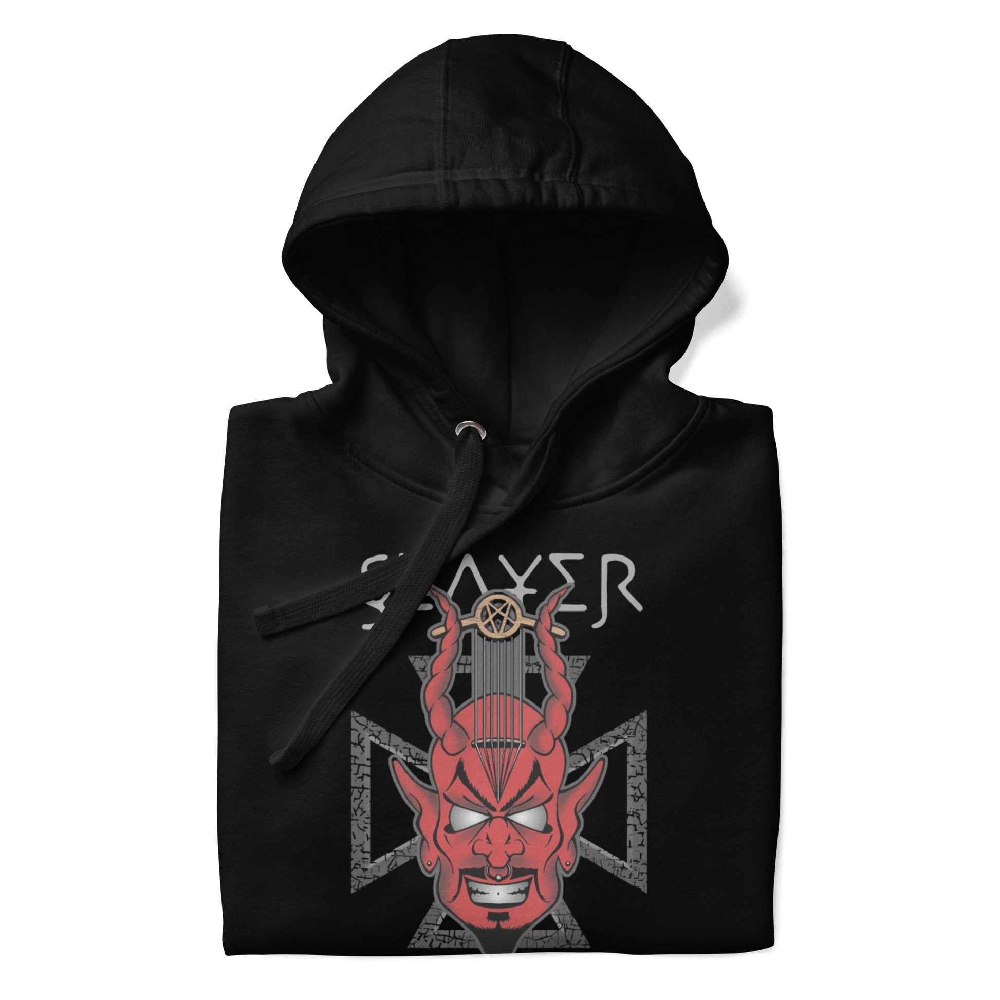 Slayer Slayer - Devil's Horns Vintage Hoodie