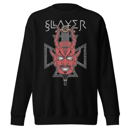Slayer Slayer - Devil's Horns Vintage Jumbo Print Sweatshirt