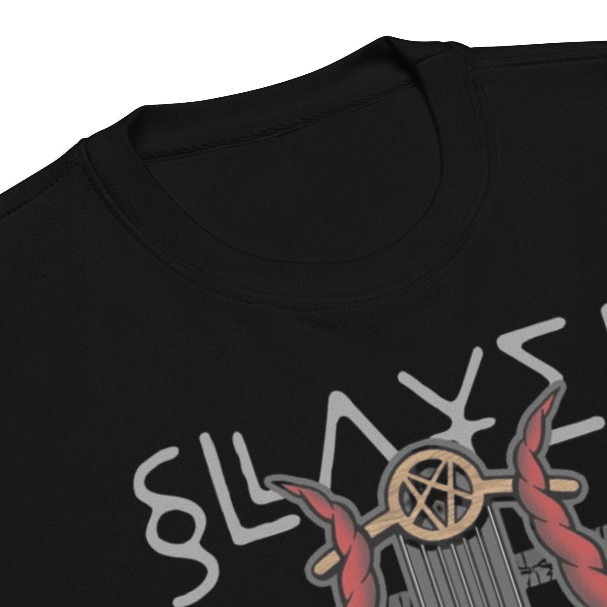 Slayer Slayer - Devil's Horns Vintage Jumbo Print Sweatshirt