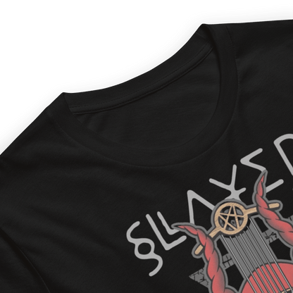 Slayer Slayer - Devil's Horns Vintage Jumbo Print T-Shirt
