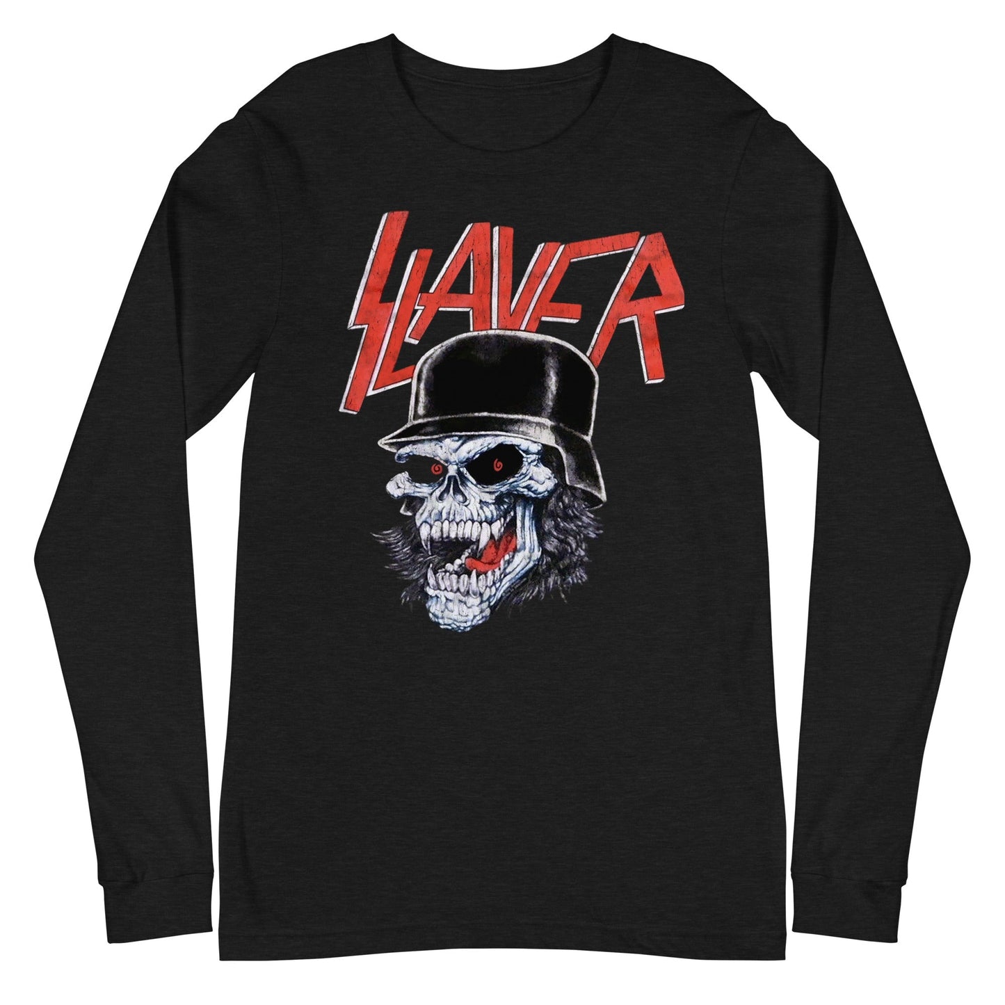 Slayer Slayer - Helmet Skull Long Sleeve T-Shirt