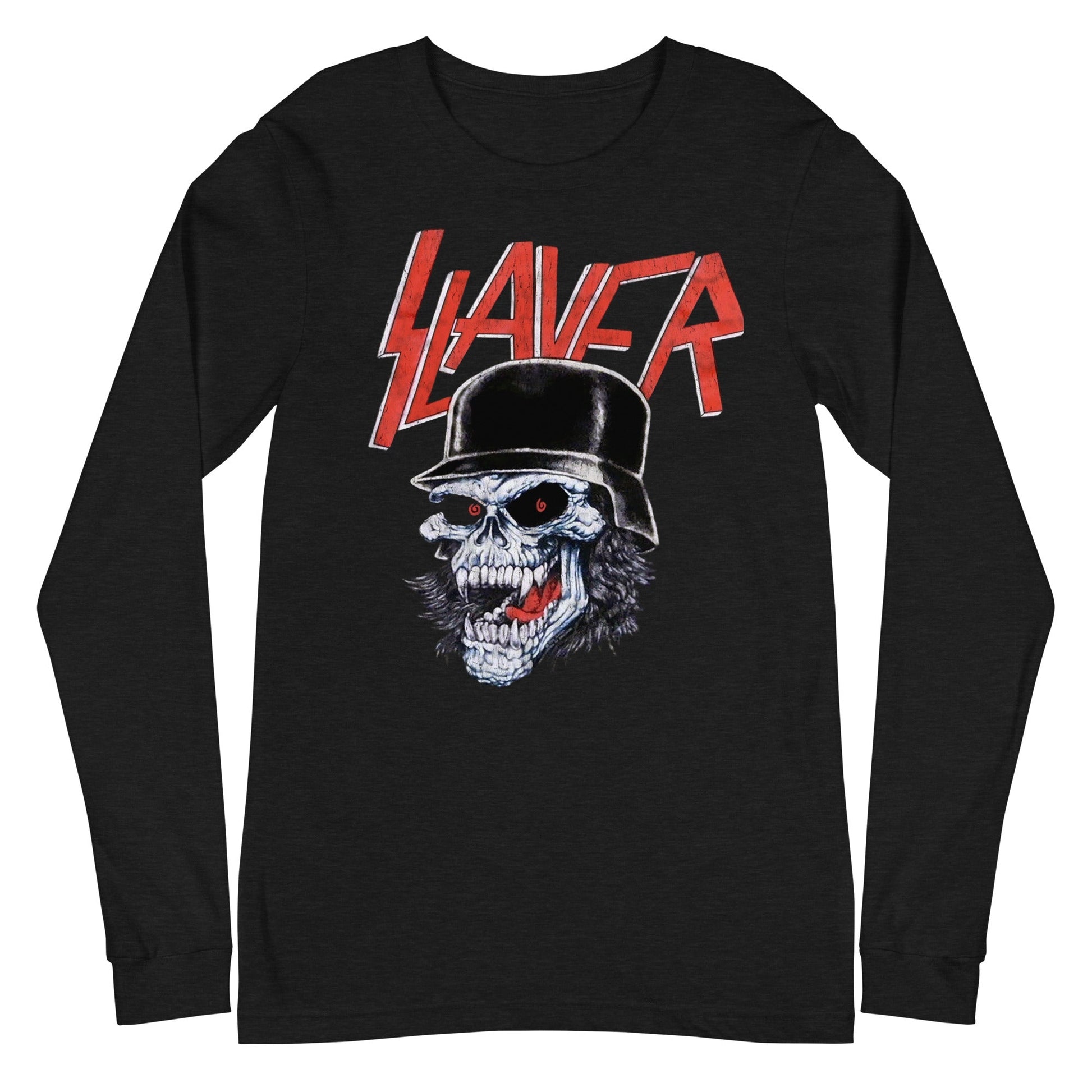 Slayer Slayer - Helmet Skull Long Sleeve T-Shirt