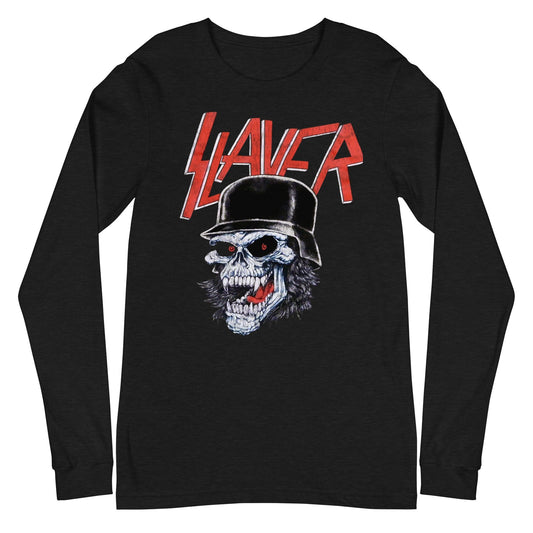 Slayer Slayer - Helmet Skull Long Sleeve T-Shirt