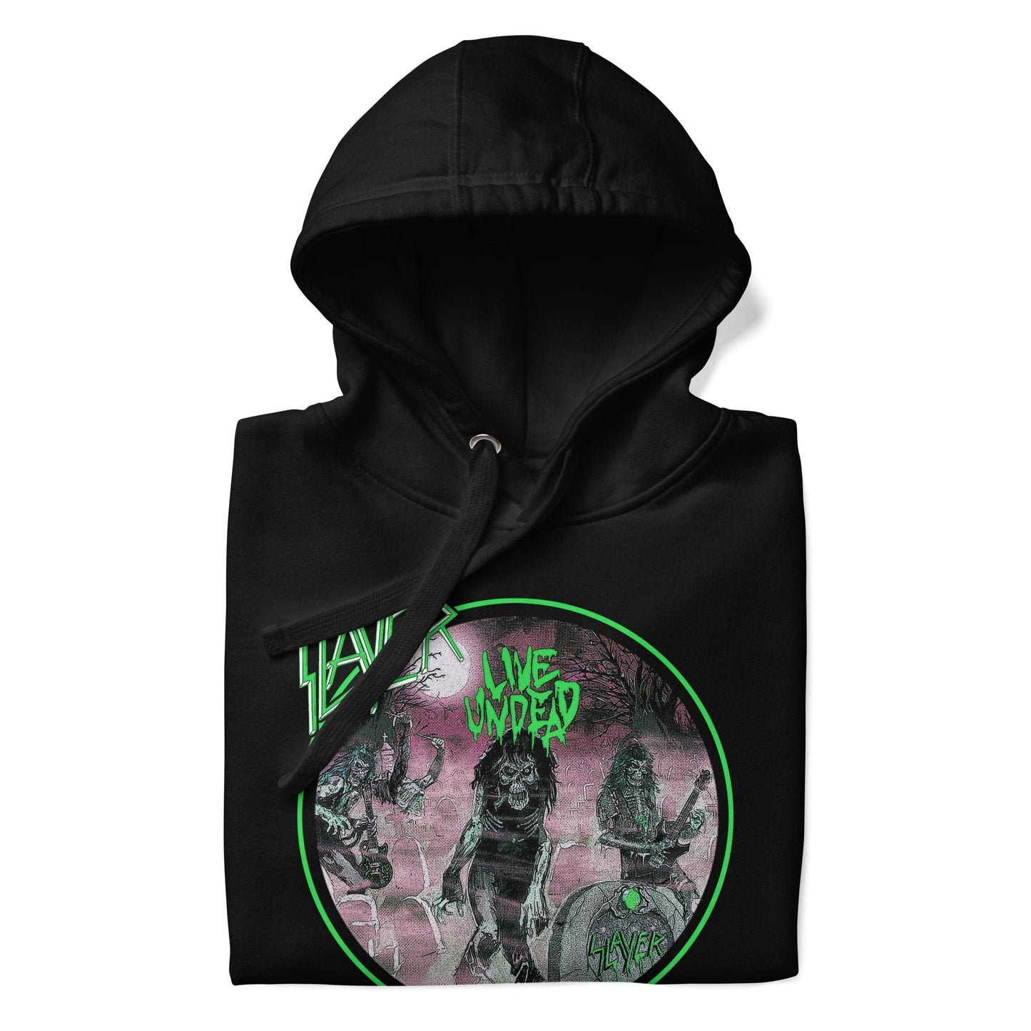 Slayer Slayer - Neon Green Undead Classic Hoodie
