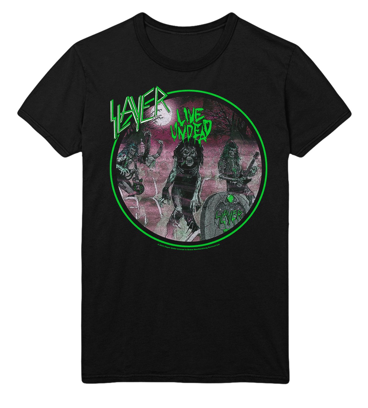 Slayer Slayer - Neon Green Undead T-Shirt