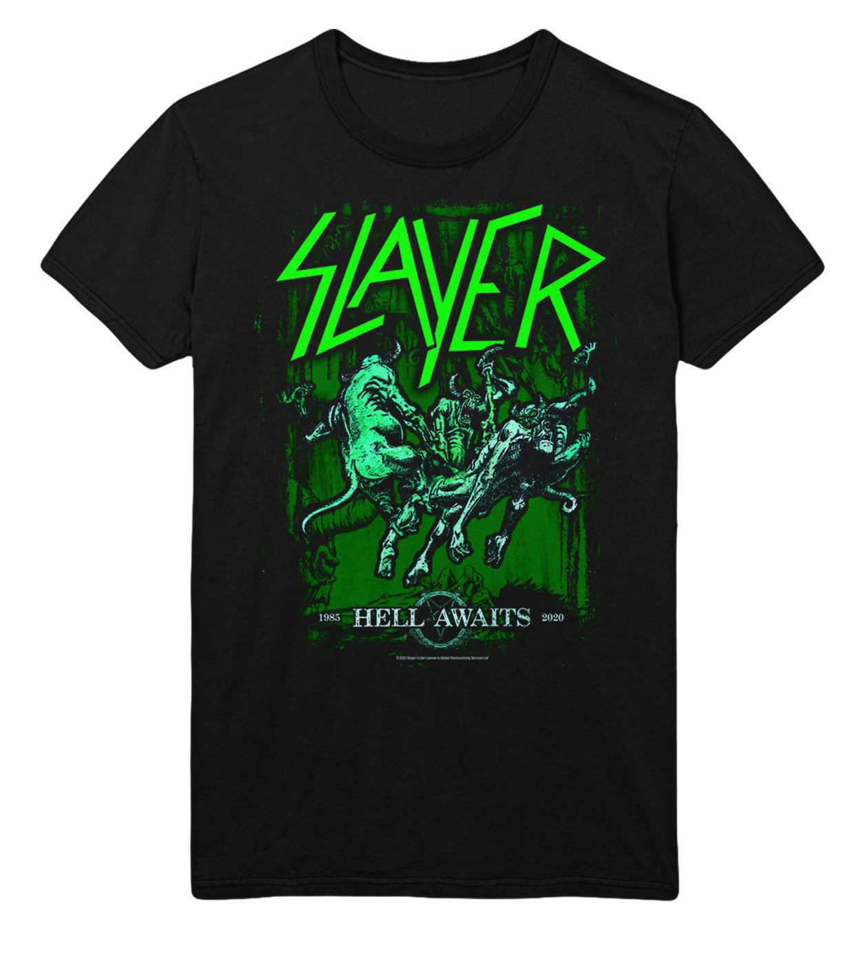 Slayer Slayer - Neon Hell Awaits T-Shirt