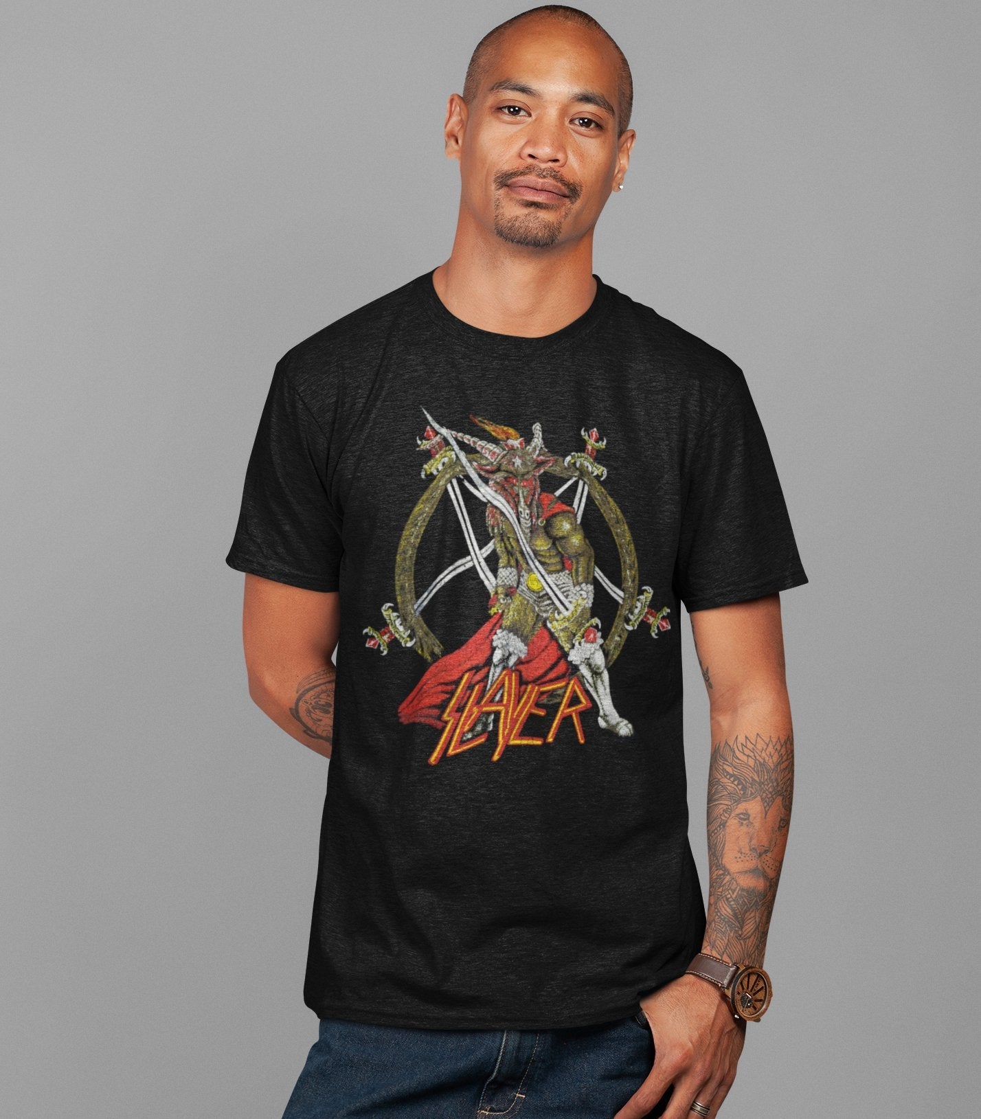 Slayer Slayer - Show No Mercy Jumbo Print T-Shirt