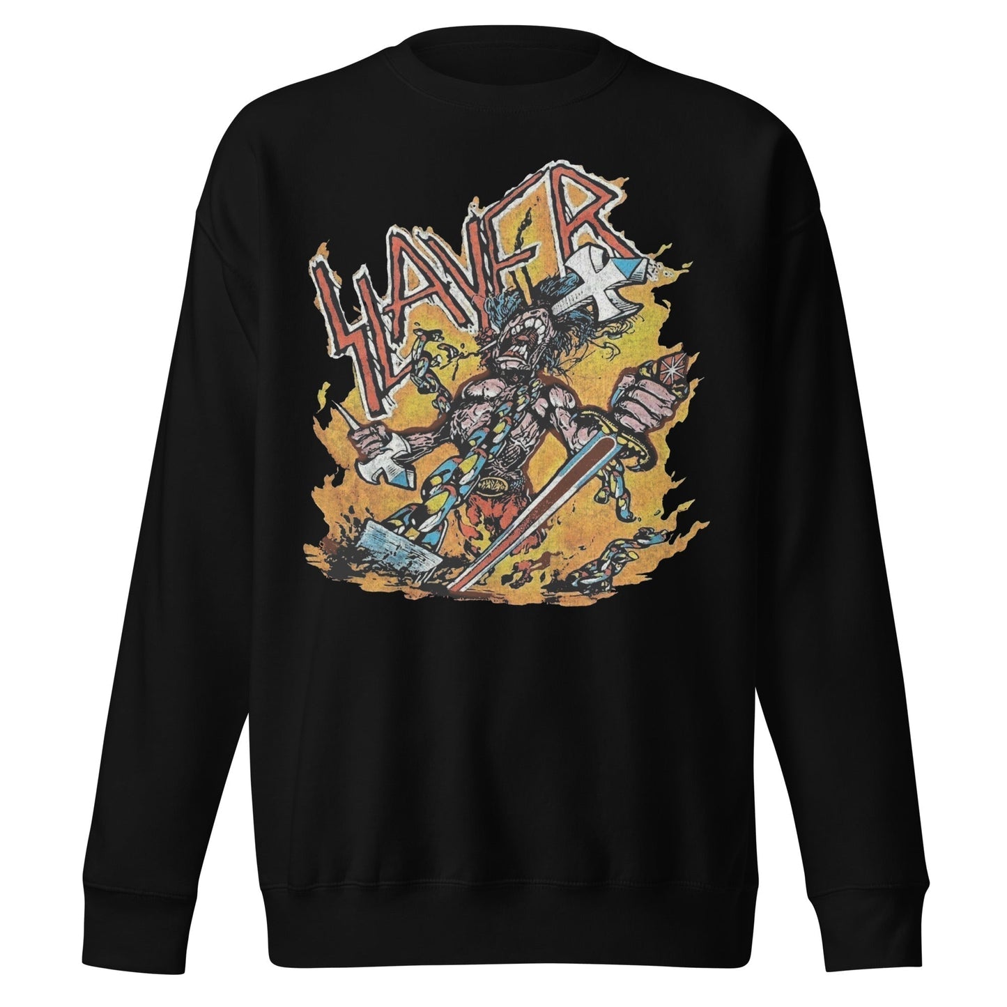 Slayer Slayer - Slain by the Sword Jumbo Print Sweatshirt