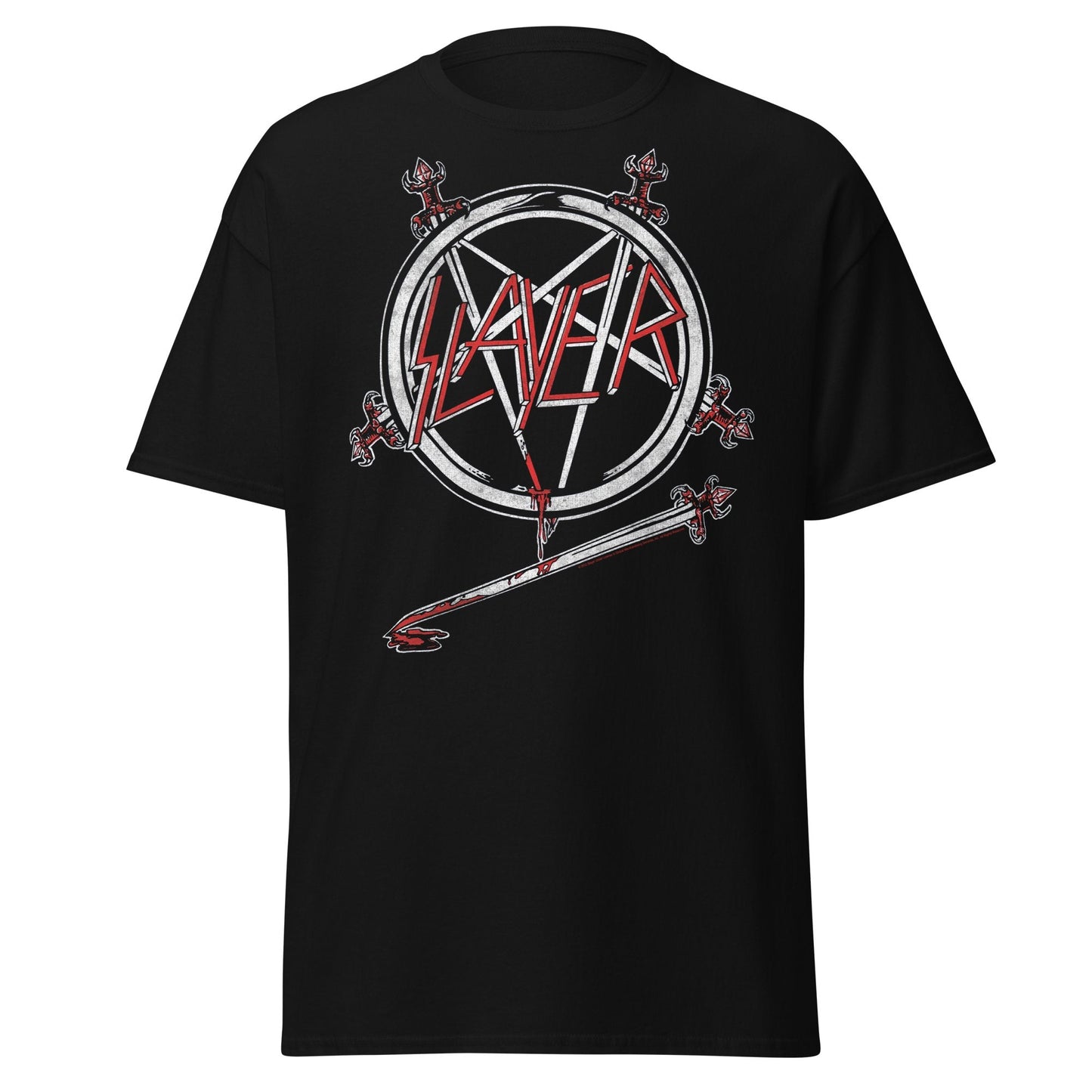 Slayer Slayer - Sword Logo Jumbo Print T-Shirt