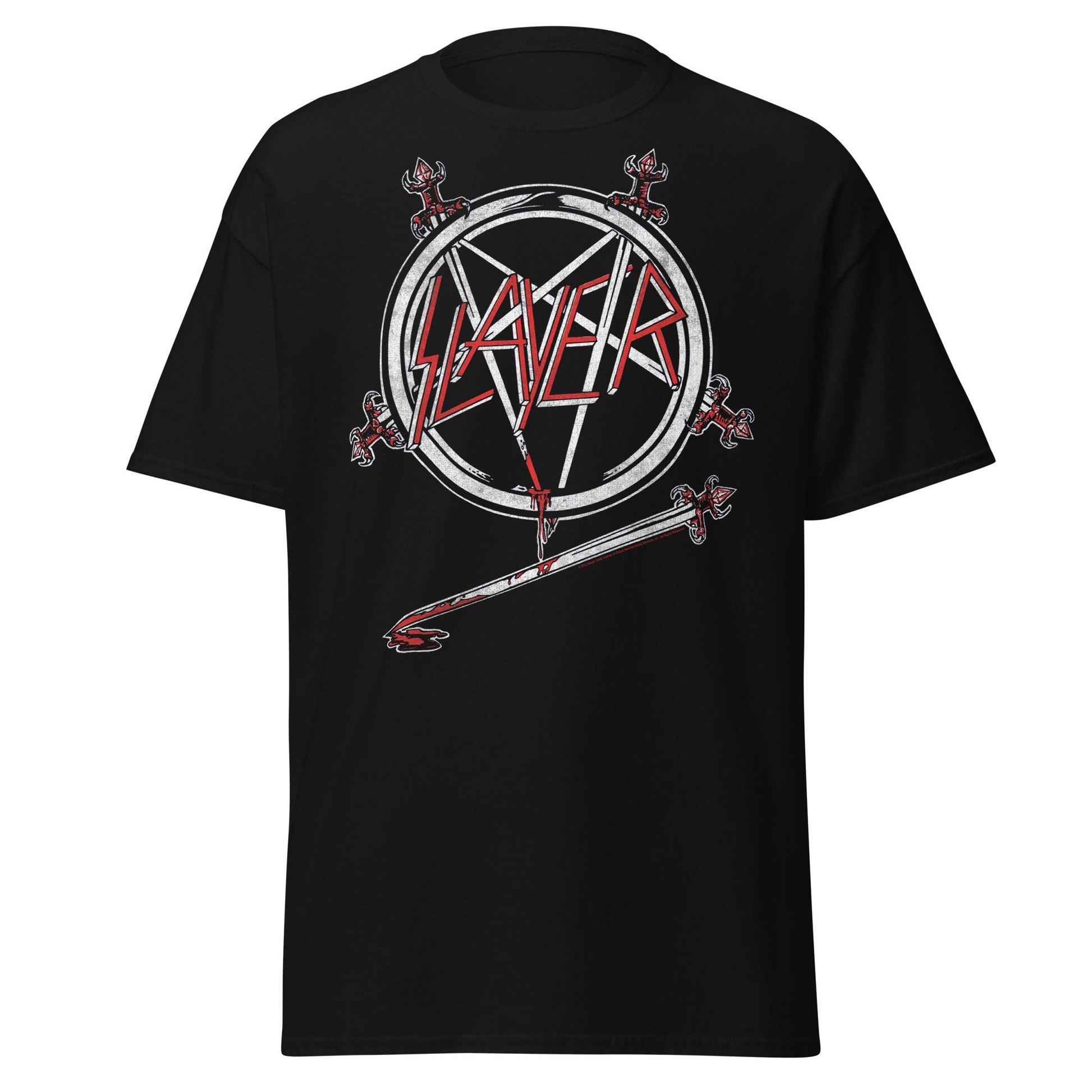 Slayer Slayer - Sword Logo Jumbo Print T-Shirt