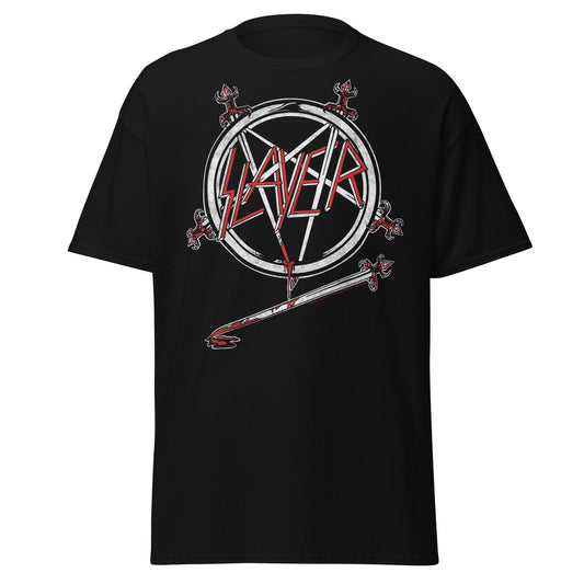 Slayer Slayer - Sword Logo Jumbo Print T-Shirt
