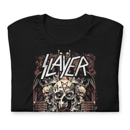 Slayer Slayer - Three Skulls Jumbo Print T-Shirt