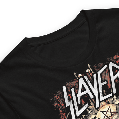 Slayer Slayer - Three Skulls Jumbo Print T-Shirt