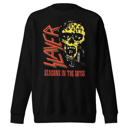 Slayer Slayer - Vintage 1990 Season's In the Abyss Jumbo Print Sweatshirt