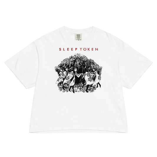 Sleep Token Sleep Token Bough Breaks Mineral Wash Womens Crop Top