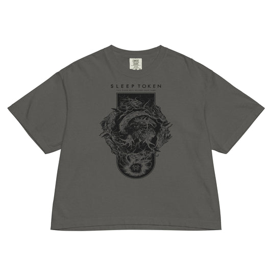 Sleep Token Sleep Token Calcutta Mineral Wash Womens Crop Top