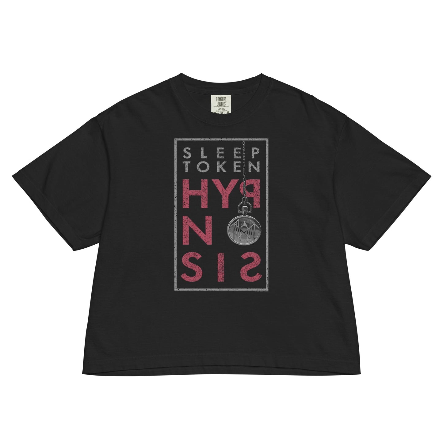 Sleep Token Euclid Mineral Wash Womens Crop Top