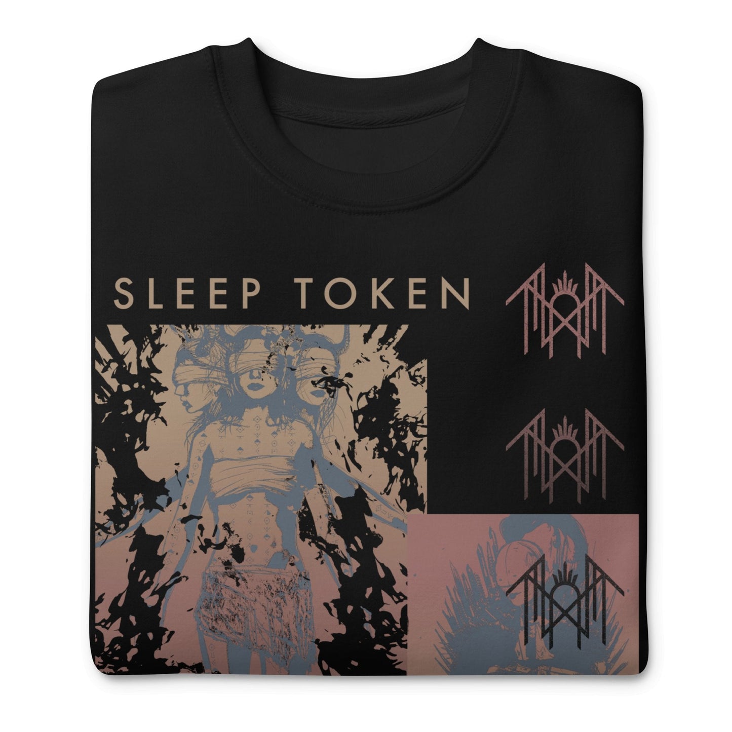 Sleep Token - Multi Hit Jumbo Print Sweatshirt