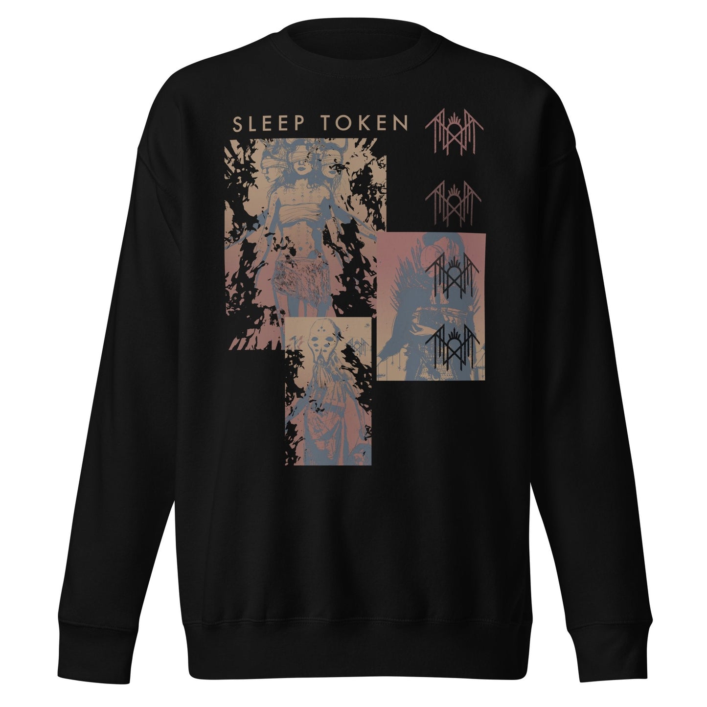 Sleep Token - Multi Hit Jumbo Print Sweatshirt