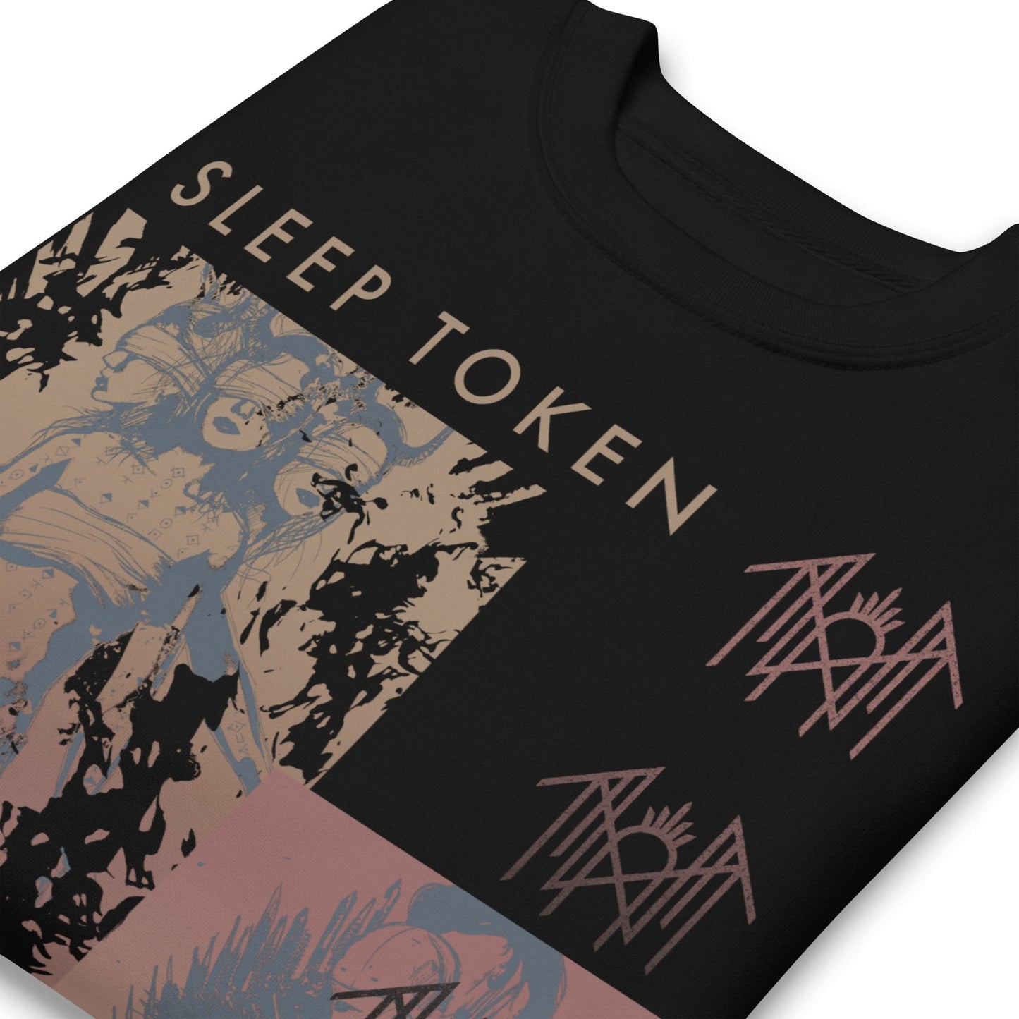 Sleep Token - Multi Hit Jumbo Print Sweatshirt