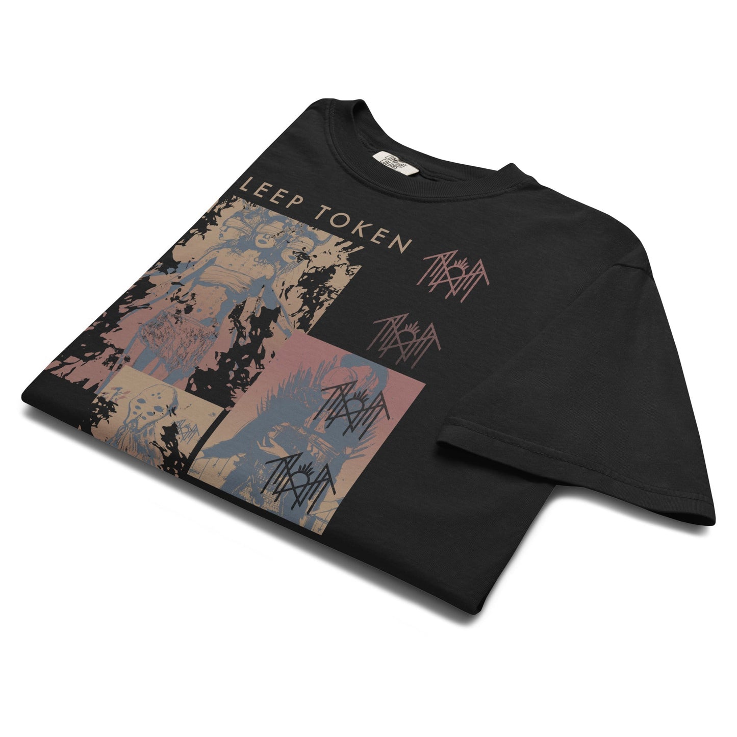 Sleep Token - Multi Hit Mineral Wash T-Shirt