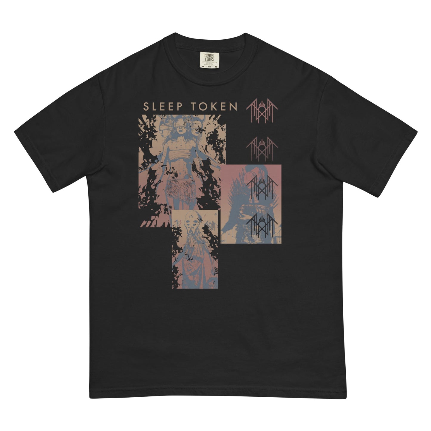 Sleep Token - Multi Hit Mineral Wash T-Shirt