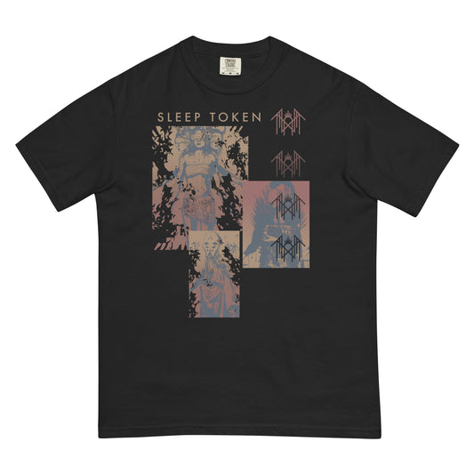 Sleep Token - Multi Hit Mineral Wash T-Shirt