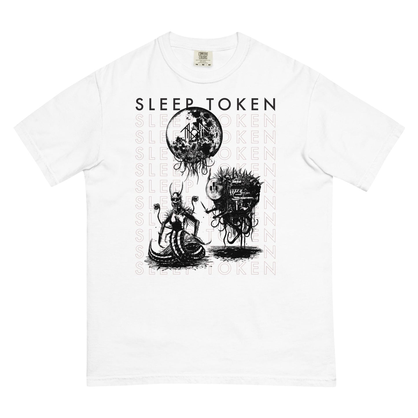 Sleep Token - Take Me Back Mineral Wash T-Shirt