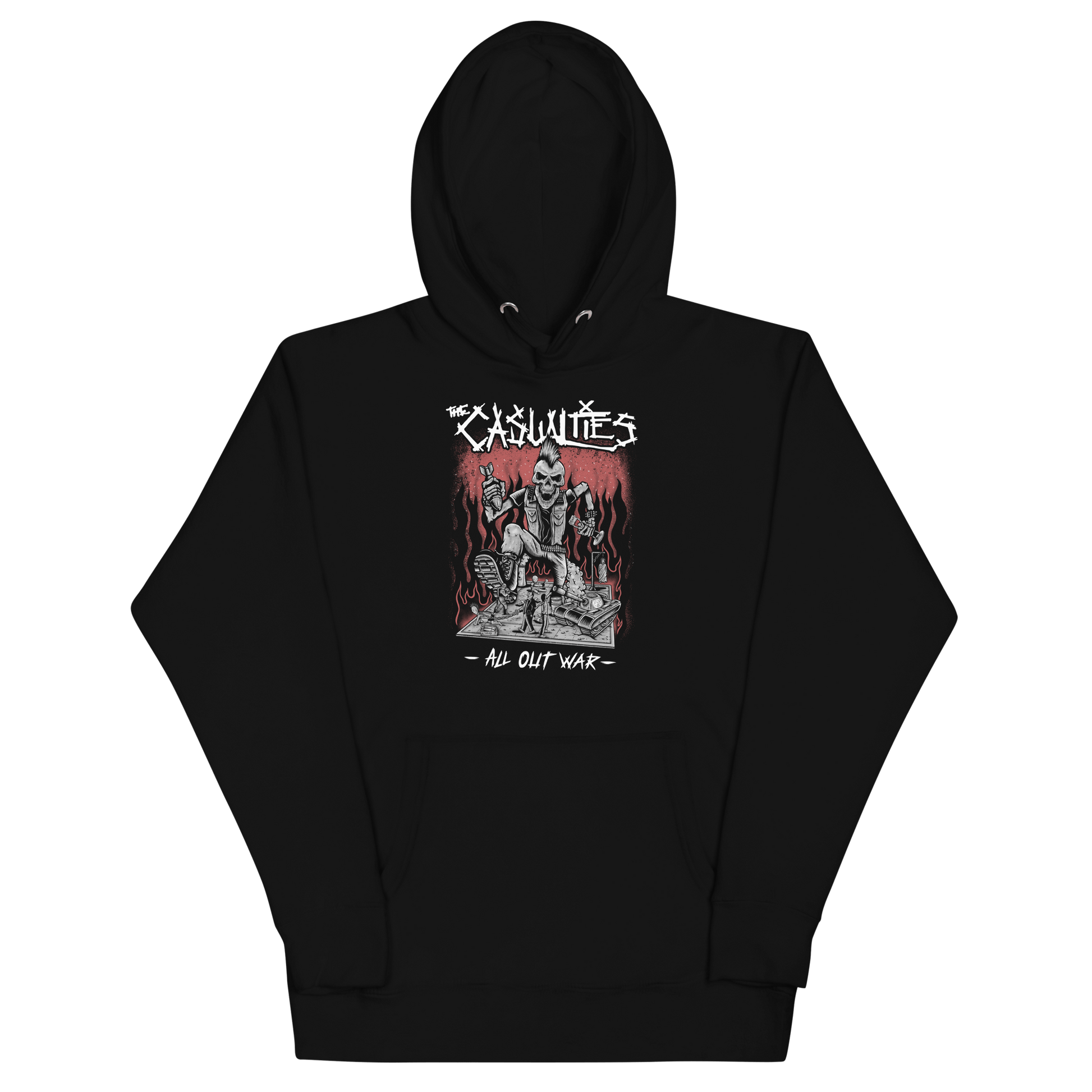 Rockabilia The Casualties - All Out War Hoodie