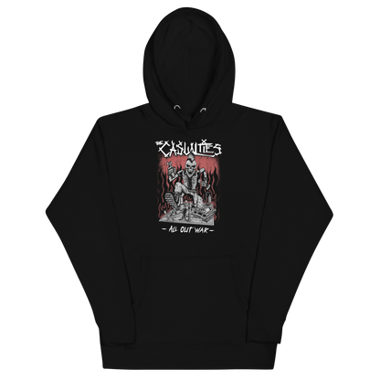Rockabilia The Casualties - All Out War Hoodie