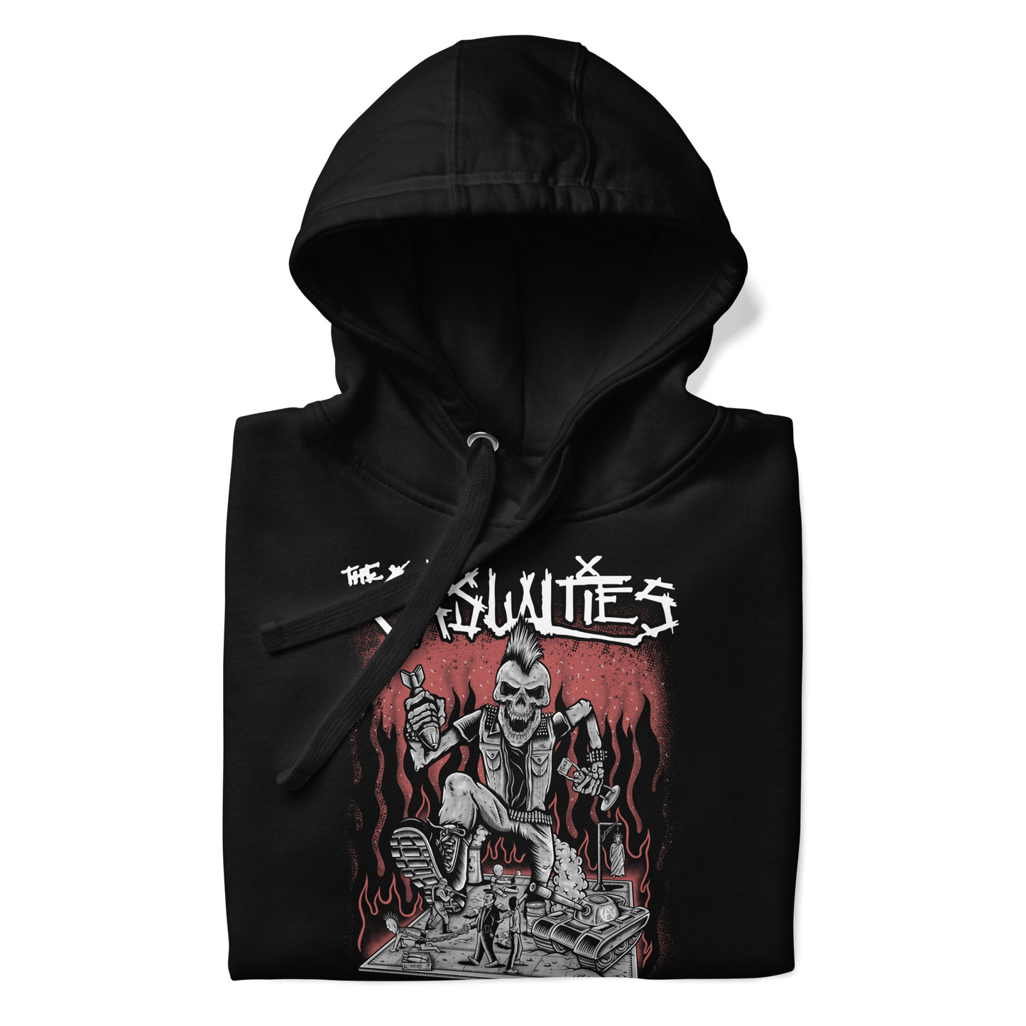 Rockabilia The Casualties - All Out War Hoodie