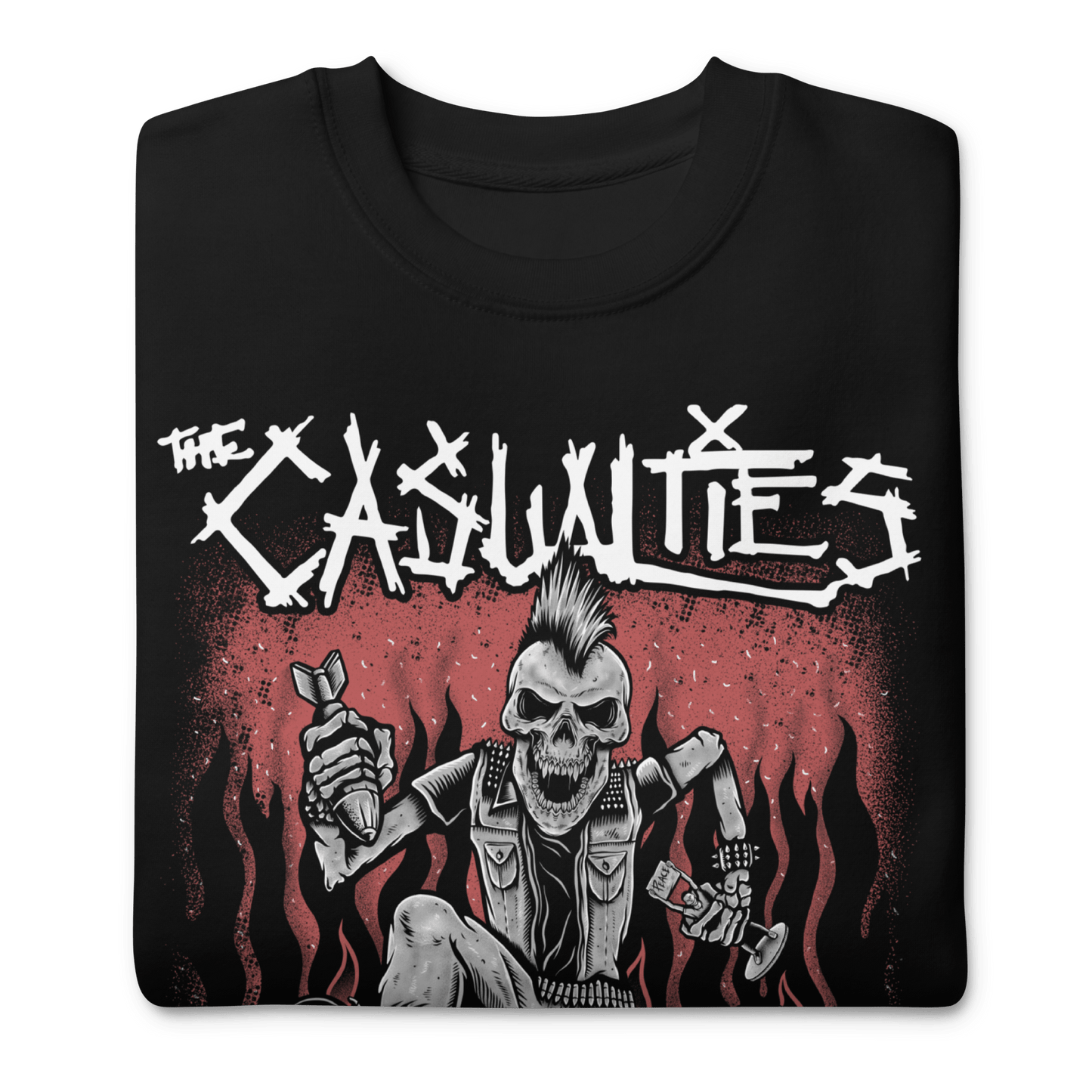 Rockabilia The Casualties - All Out War Sweatshirt