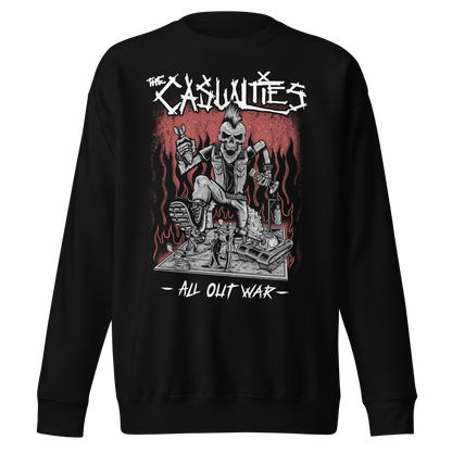 Rockabilia The Casualties - All Out War Sweatshirt
