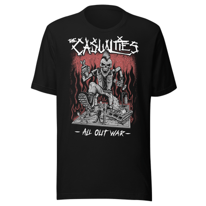 Rockabilia The Casualties All Out War T-Shirt