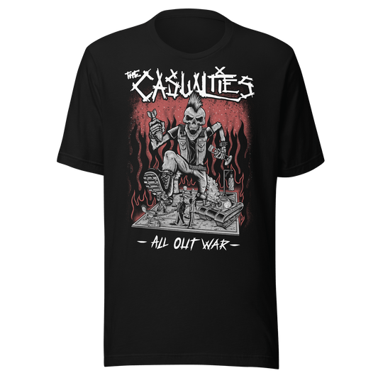 Rockabilia The Casualties All Out War T-Shirt