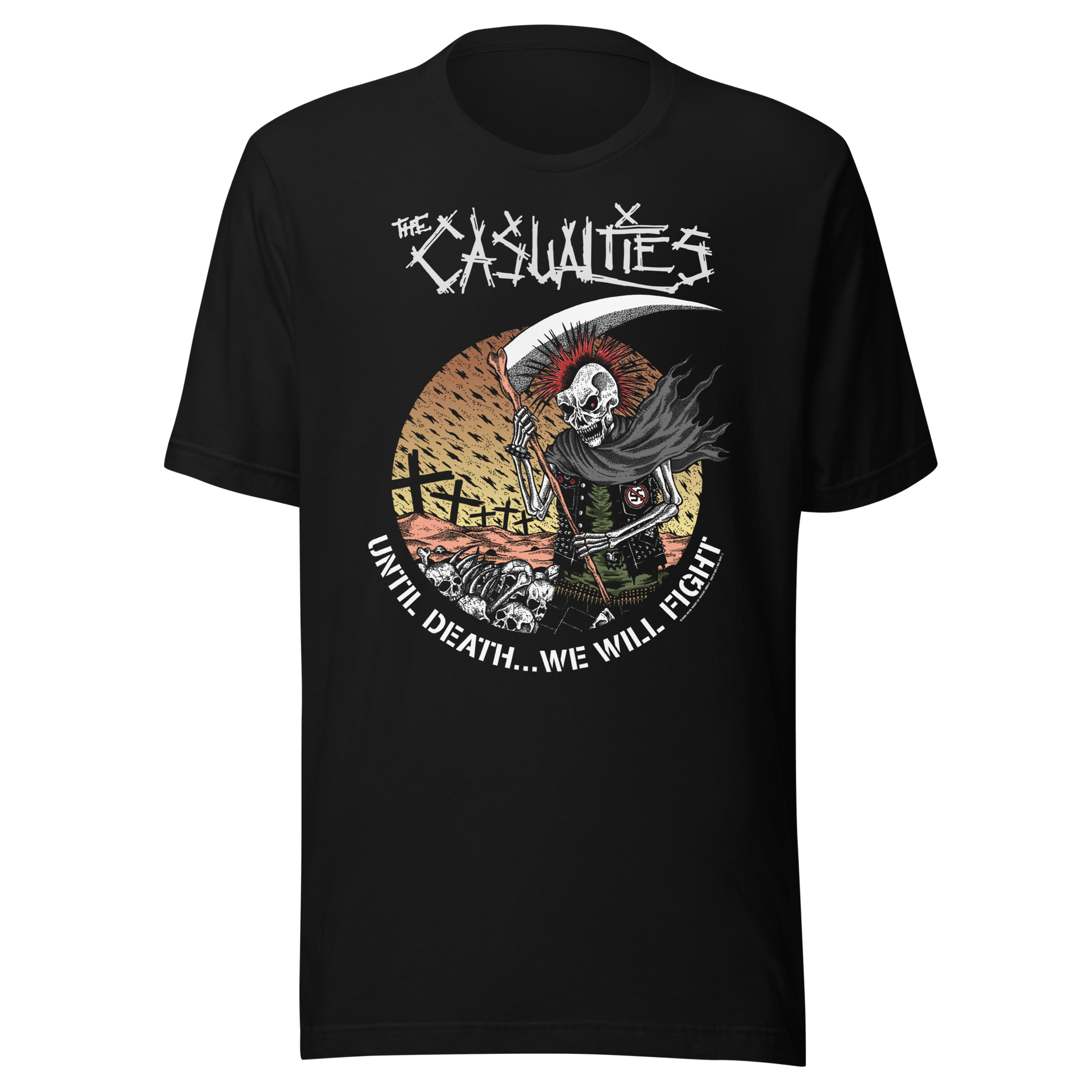 Rockabilia The Casualties Until Death T-Shirt
