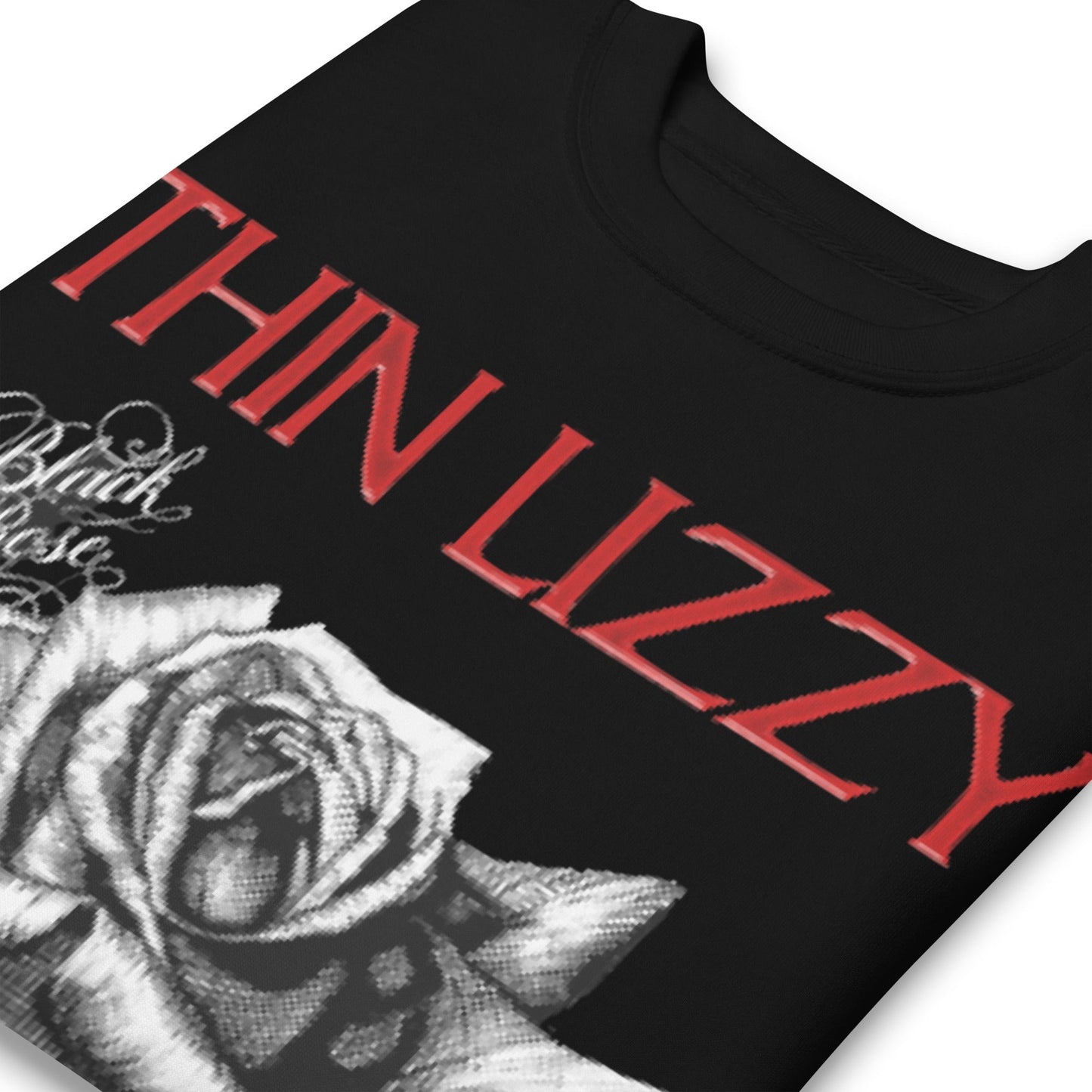 Thin Lizzy Thin Lizzy - Black Rose Jumbo Print Sweatshirt