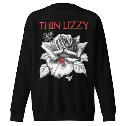 Thin Lizzy Thin Lizzy - Black Rose Jumbo Print Sweatshirt